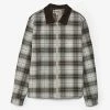 Stüssy Frank Plaid Zip Long Sleeve Shirt