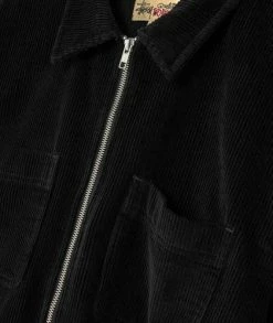 Stüssy Wide Wale Cord Zip Shirt -Camisas Ventas 1110243 BLAC sivasdescalzo St ssy WIDE WALE CORD ZIP SHIRT 1668703782 2