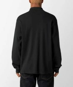 Stüssy Long Sleeve Rib Polo -Camisas Ventas 1140311 BLAC sivasdescalzo St ssy LS RIB POLO 1671724846 147
