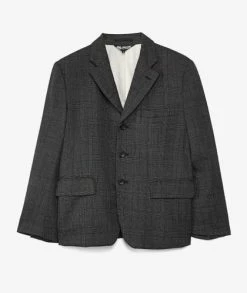 Comme Des Garçons Black Unisex Tailored Plaid Jacket