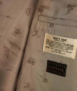 KAPITAL Cotton Linen Herringbone Jacket -Camisas Ventas 2110000814342 4