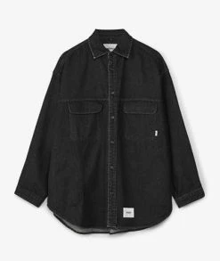 WTAPS WCPO 01 Denim Shirt -Camisas Ventas 222WVDT SHM01 BK sivasdescalzo WTAPS WCPO 01 LS COTTON. DENIM 1674134560 6