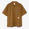 And Wander Dry Check Open Shirt