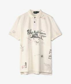 Polo Ralph Lauren Mesh Graphic Polo Shirt