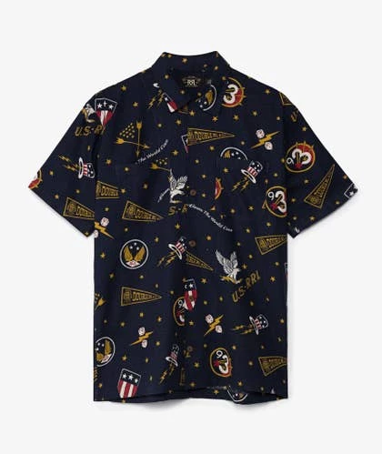 RRL By Ralph Lauren Camp Short Sleeve Shirt 1 RRL By Ralph Lauren Camp Short Sleeve Shirt