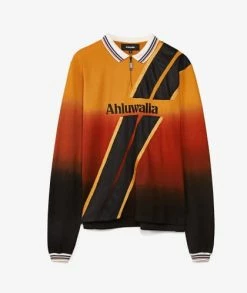 Ahluwalia Deep Heat Applique Polo Shirt