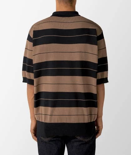 Willy Chavarria Charlie Brown Stripe Sweater Polo Shirt 3 Willy Chavarria Charlie Brown Stripe Sweater Polo Shirt - Imagen 3