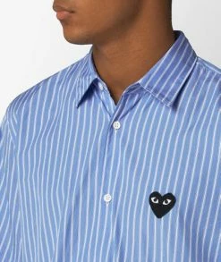 Comme Des Garçons Play Striped Shirt -Camisas Ventas AZ B022 051 1 sivasdescalzo Comme des Gar ons Play MENS SHIRT 1674052003 2