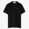 Comme Des Garcons Black Heart Polo Shirt