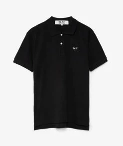 Comme Des Garcons Black Heart Polo Shirt