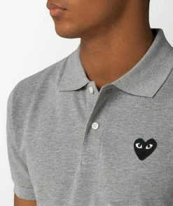 Comme Des Garçons Play Knit Polo Shirt -Camisas Ventas AZ T078 051 1 sivasdescalzo Comme des Gar ons Play MENS POLO KNIT 1674051701 57