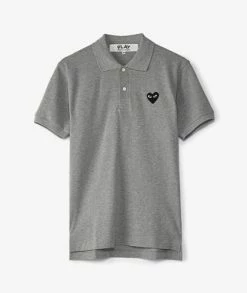 Comme Des Garçons Play Knit Polo Shirt -Camisas Ventas AZ T078 051 1 sivasdescalzo Comme des Gar ons Play MENS POLO KNIT 1674051718 500