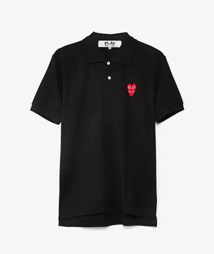 Comme Des Garçons Play Red Heart Polo Shirt 4 Comme Des Garçons Play Red Heart Polo Shirt - Imagen 4