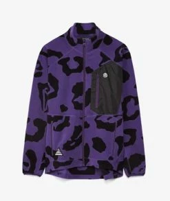 Billionaire Boys Club Leopard Zip Fleece Jacket