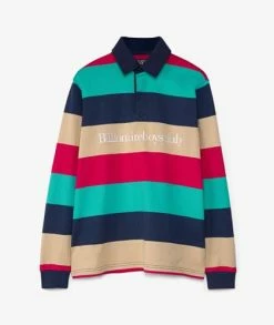 Billionaire Boys Club Striped Rugby Polo Shirt