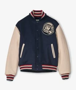 Billionaire Boys Club Leather Sleeve Astro Varsity Jacket -Camisas Ventas B22401 N sivasdescalzo Billionaire Boys Club LEATHER SLEEVE ASTRO VARSITY JACKET 1677078679 458