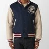 Billionaire Boys Club Leather Sleeve Astro Varsity Jacket