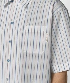 Marni Striped Bowling Shirt -Camisas Ventas CUMU0213A2UTC225STW01 sivasdescalzo Marni SHIRT 1675779026 2