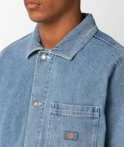 Dickies Denim Core Coach 5 Dickies Denim Core Coach -Camisas Ventas DK0A4Y3ELW0 sivasdescalzo Dickies DICKIES DENIM CHORE COAT LIGHT WASH 1677065479 49