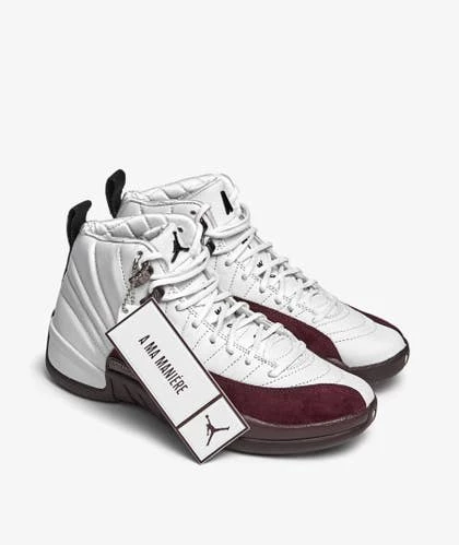 Women's Air Jordan 12 Retro SP "White" X A Ma Maniére 2 Women's Air Jordan 12 Retro SP "White" X A Ma Maniére - Imagen 2