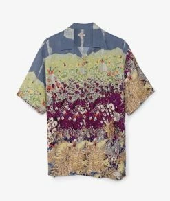 KAPITAL Rayon Navajo Land Aloha Shirt