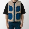 KAPITAL Bonding Fleece Beach Vest