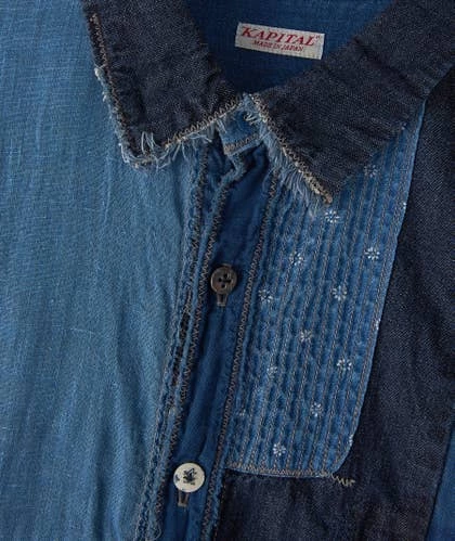 KAPITAL Patchwork Katmandu Shirt 2 KAPITAL Patchwork Katmandu Shirt - Imagen 2