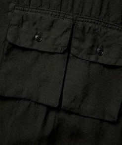 KAPITAL Soft Linen Hunting NAM Aloha Shirt -Camisas Ventas EK 702 Black sivasdescalzo kapital Soft Linen Hunting NAM Aloha Shirt EK 702 Black 3