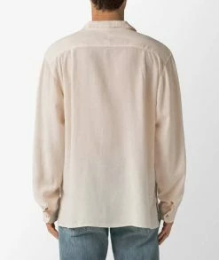 KAPITAL Soft Linen Open Collar Shirt -Camisas Ventas EK 716 ECRU sivasdescalzo KAPITAL Soft Linen Open Collar Shirt 1661518856 20