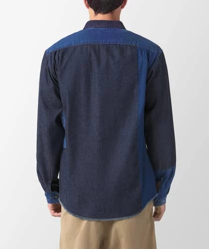 KAPITAL Patchwork Katmandu Linen Shirt 3 KAPITAL Patchwork Katmandu Linen Shirt - Imagen 3