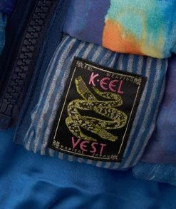 KAPITAL Nylon Keel Weaving Vest -Camisas Ventas EK 787 NV sivasdescalzo KAPITAL BORO Print x IDG Print Nyon KEEL WEAVING Vest 1576249684 9