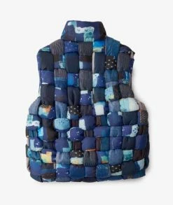 KAPITAL Nylon Keel Weaving Vest -Camisas Ventas EK 787 NV sivasdescalzo KAPITAL BORO Print x IDG Print Nyon KEEL WEAVING Vest 1576250500 3