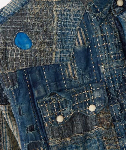 KAPITAL Nora X Kaya Boro Western Shirt 3 KAPITAL Nora X Kaya Boro Western Shirt - Imagen 3