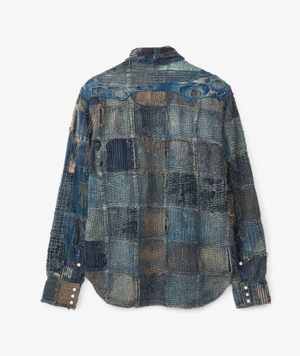 KAPITAL Nora X Kaya Boro Western Shirt 2 KAPITAL Nora X Kaya Boro Western Shirt - Imagen 2