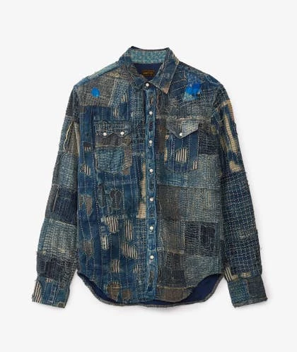 KAPITAL Nora X Kaya Boro Western Shirt 1 KAPITAL Nora X Kaya Boro Western Shirt