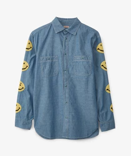 KAPITAL Chambray Work Shirt 1 KAPITAL Chambray Work Shirt