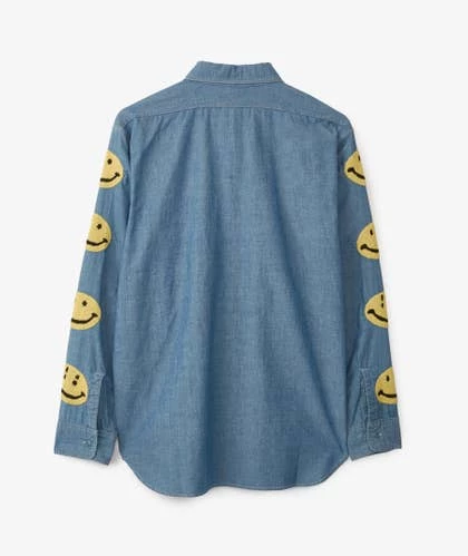 KAPITAL Chambray Work Shirt 4 KAPITAL Chambray Work Shirt - Imagen 4