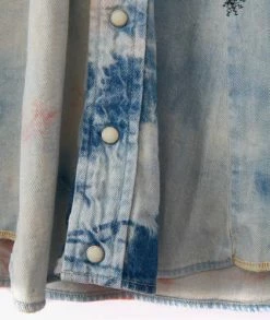KAPITAL Denim Sukiyaki Western Shirt -Camisas Ventas EK 898 IPK sivasdescalzo KAPITAL 8OZ DENIM SUKIYAKI WESTERN SHIRT ASHBURY DYED 1588664602 6