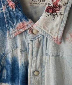 KAPITAL Denim Sukiyaki Western Shirt -Camisas Ventas EK 898 IPK sivasdescalzo KAPITAL 8OZ DENIM SUKIYAKI WESTERN SHIRT ASHBURY DYED 1588664955 5