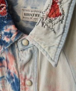KAPITAL Denim Western Shirt -Camisas Ventas EK 899 IPK sivasdescalzo KAPITAL 8OZ DENIM WESTERN SHIRT ASHBURY DYED 1588086140 3