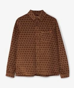 ERL Corduroy Embossed Woven Shirt -Camisas Ventas ERL05B001 sivasdescalzo ERL UNISEX CORDUROY EMBOSSED SHIRT WOVEN 1670921105 4