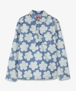 Kenzo Hana Dots Denim Overshirt -Camisas Ventas FC65DC5039GP 64 sivasdescalzo KENZO Overshirt 1664282385 4