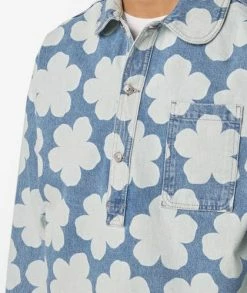 Kenzo Hana Dots Denim Overshirt -Camisas Ventas FC65DC5039GP 64 sivasdescalzo KENZO Overshirt 1664282398 2