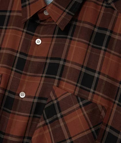 Hombre Niño Plaid Shirt 2 Hombre Niño Plaid Shirt - Imagen 2