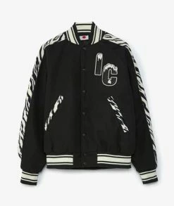 Icecream Zebra Varsity Jacket