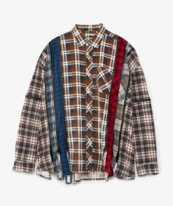 Needles 7 Cuts Zipped Wide Shirt