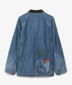 KAPITAL 66 Hippie Ramke Denim Cactus Jacket -Camisas Ventas K2109LJ057 sivasdescalzo KAPITAL 8oz Denim Lined CACTUS Coverall 66 HIPPIE REMAKE 1644849654 6