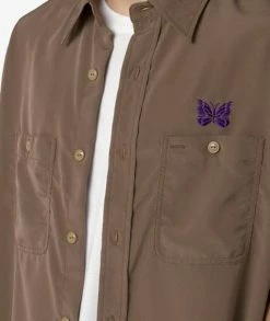 Needles Short Sleeve Work Shirt 3 Needles Short Sleeve Work Shirt -Camisas Ventas KP180 CA sivasdescalzo Needles Short Sleeve Work Shirt 1659617669 3