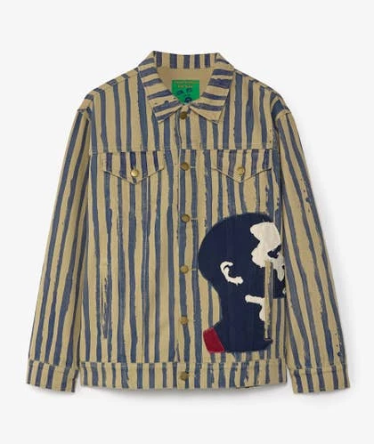 KidSuper Striped Denim Face Jacket 1 KidSuper Striped Denim Face Jacket