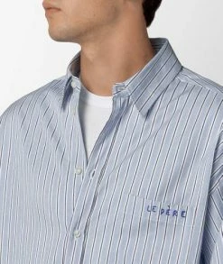 Le PÈRE Double Sleeve Button Down Shirt -Camisas Ventas LPMW0009 TP 004 sivasdescalzo le P RE Double Sleeve Button Down Shirt 1662475914 5